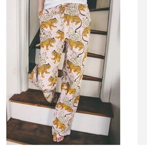 Printfresh Leopard Print Cotton Pajama Pants